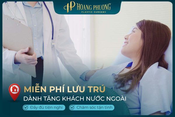 Miễn phí lưu trú sau phẫu thuật thẩm mỹ dành tặng khách nước ngoài
